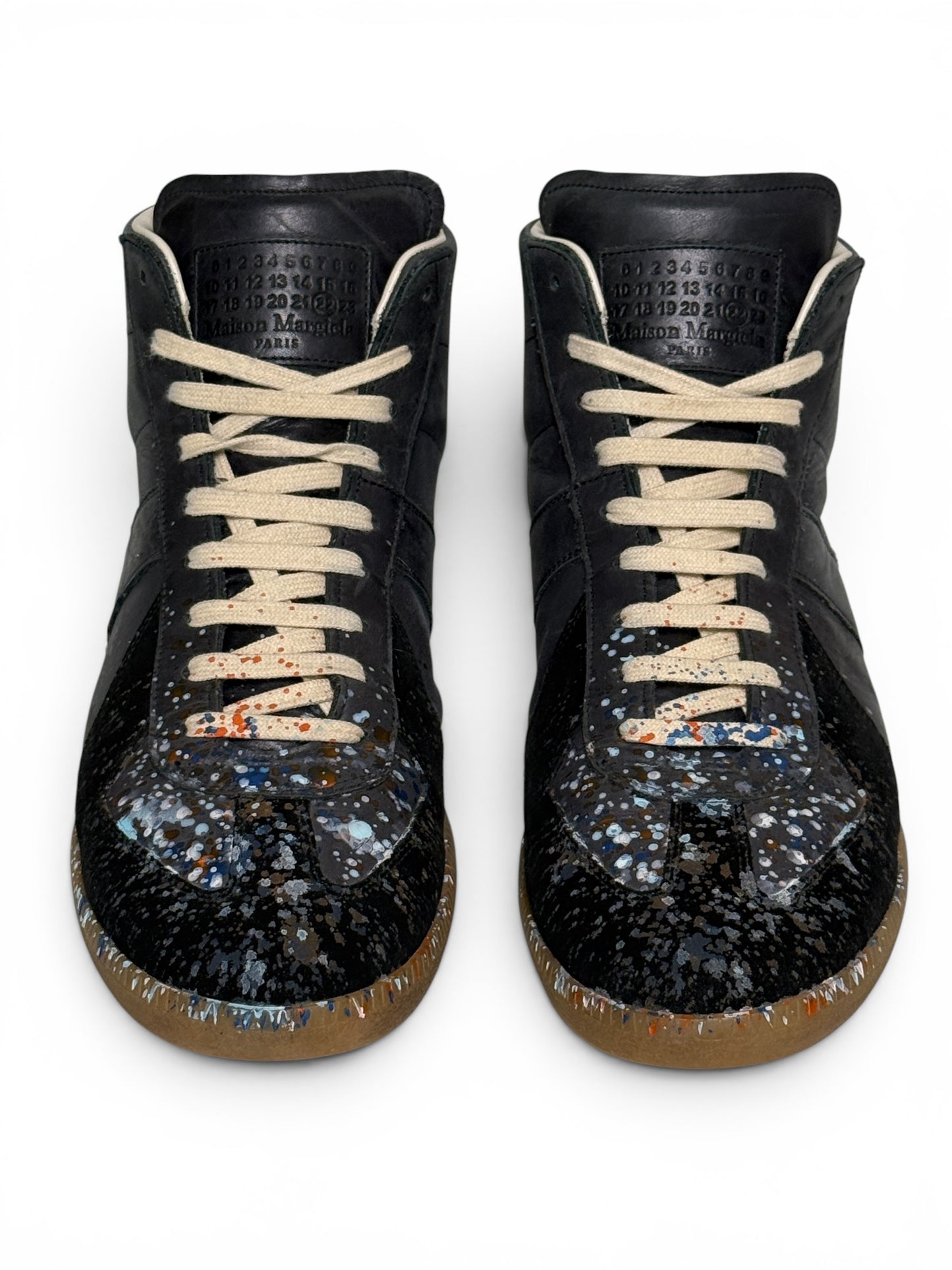 Maison Margiela 2016 High-Top Paint Splat GATs (47)