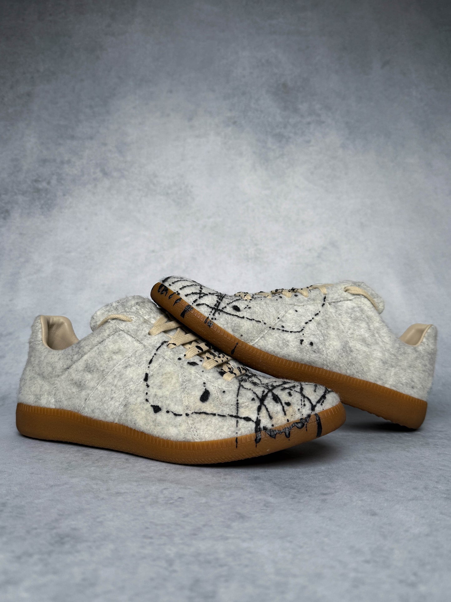 Maison Margiela Replica Felt Black Paint Splatter (42)
