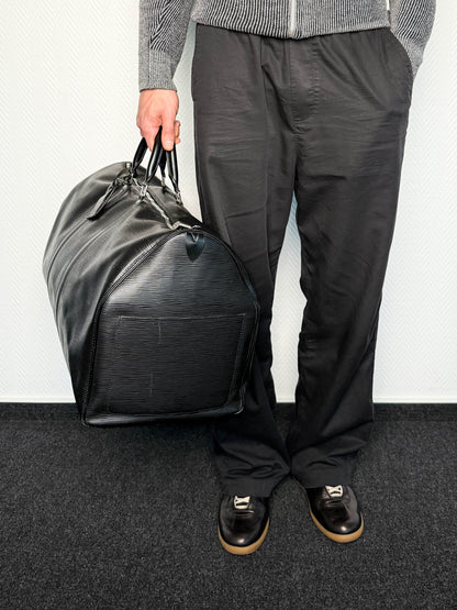 Louis Vuitton Keepall 55 Black Epi Leather 2006