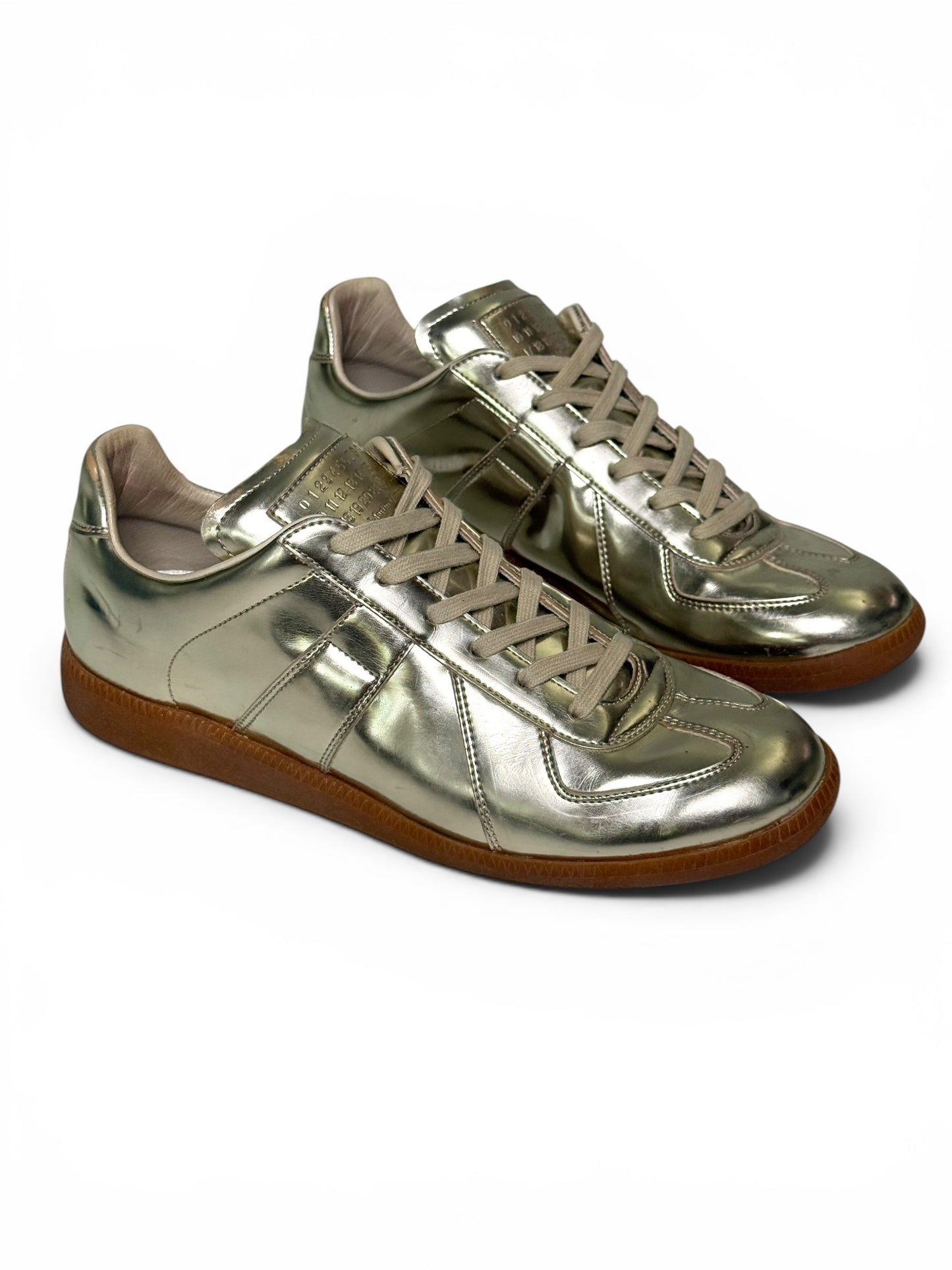Maison Margiela 2010 Gold Metallic GATs (42.5)
