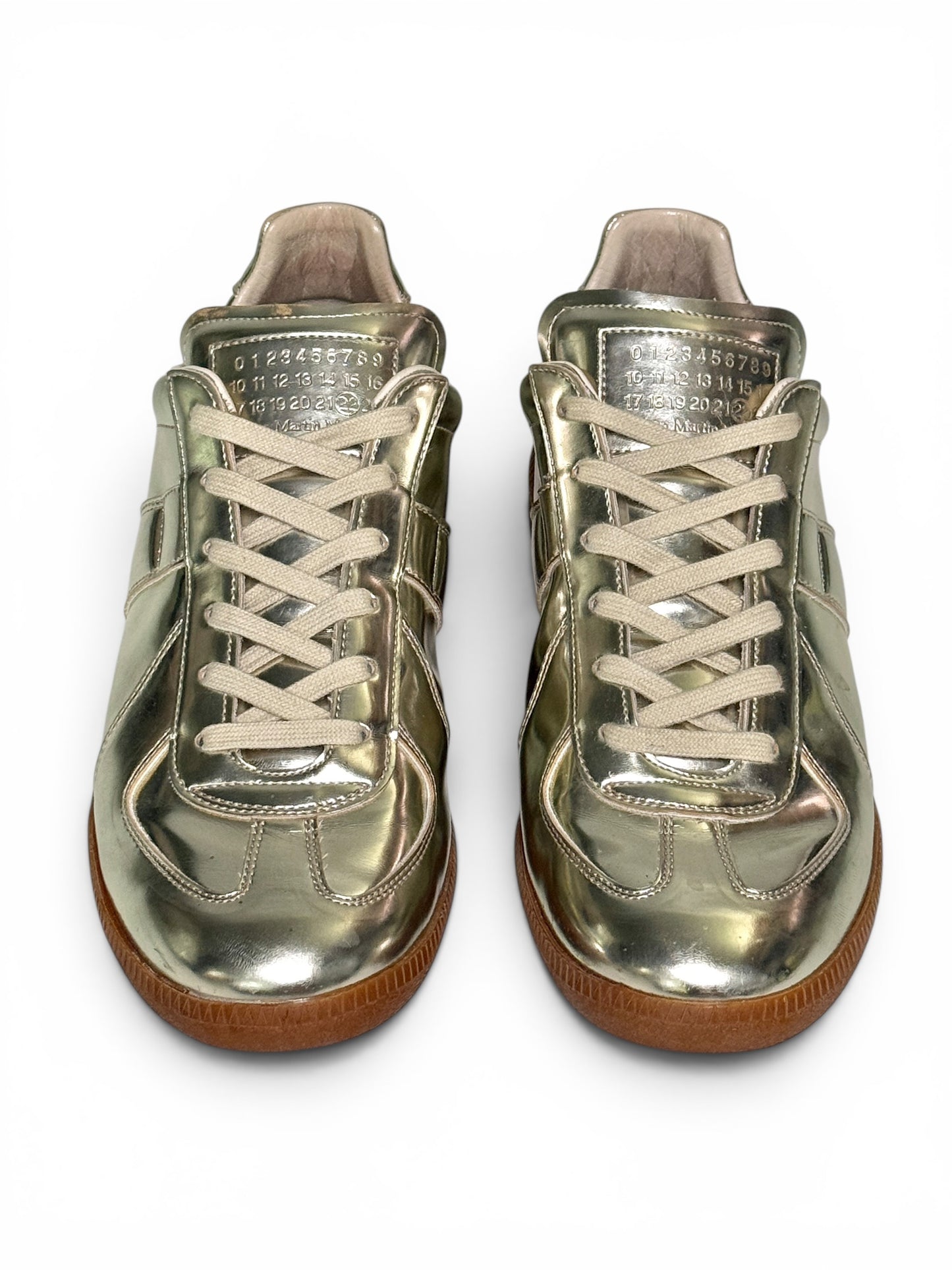 Maison Margiela 2010 Gold Metallic GATs (42.5)