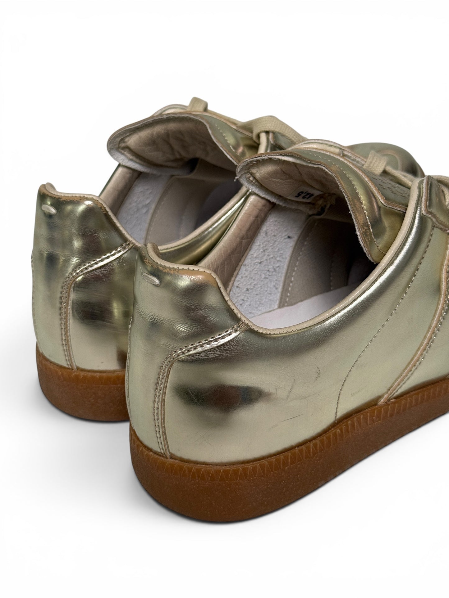 Maison Margiela 2010 Gold Metallic GATs (42.5)