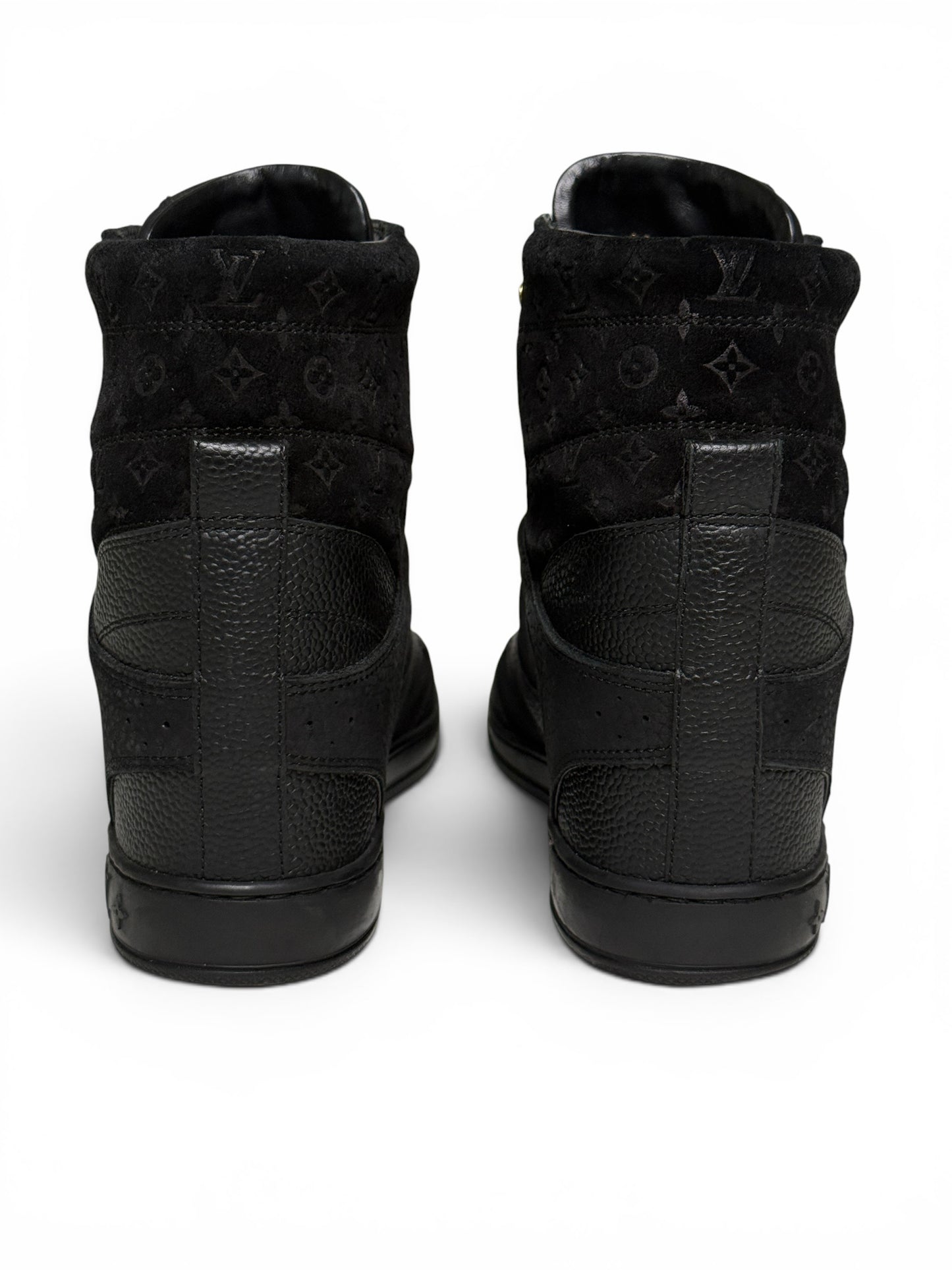 Louis Vuitton FW2014 'Cliff' Wedge Sneaker Black (39)