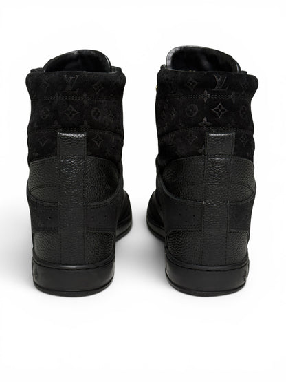 Louis Vuitton FW2014 'Cliff' Wedge Sneaker Black (39)