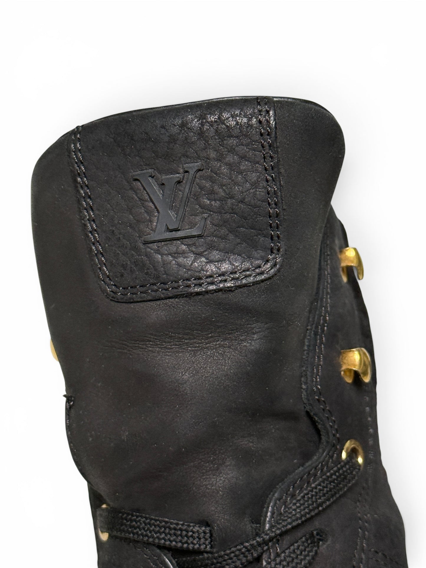 Louis Vuitton FW2014 'Cliff' Wedge Sneaker Black (39)