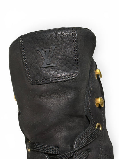 Louis Vuitton FW2014 'Cliff' Wedge Sneaker Black (39)