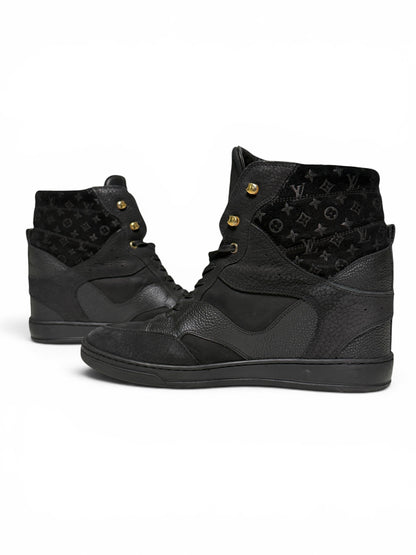 Louis Vuitton FW2014 'Cliff' Wedge Sneaker Black (39)