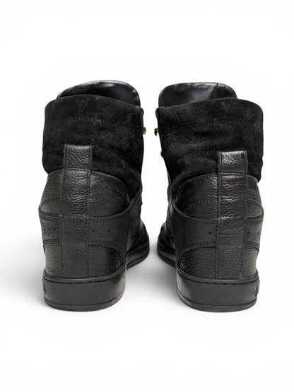 Louis Vuitton FW2013 'Cliff' Wedge Sneaker Black (38)
