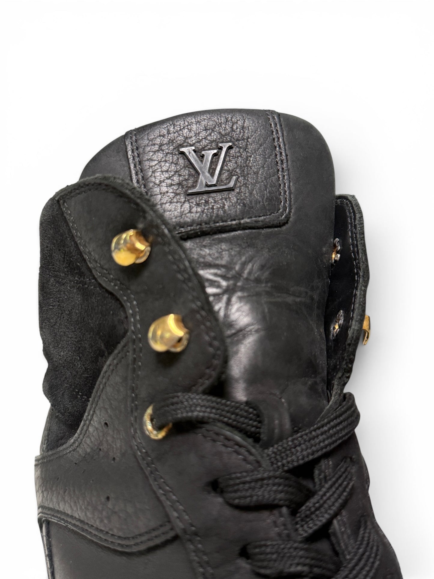 Louis Vuitton FW2013 'Cliff' Wedge Sneaker Black (38)