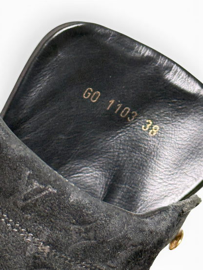 Louis Vuitton FW2013 'Cliff' Wedge Sneaker Black (38)