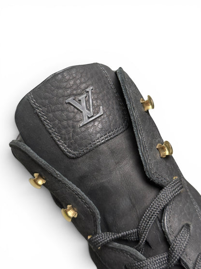 Louis Vuitton FW2014 'Cliff' Wedge Sneaker Black (37)