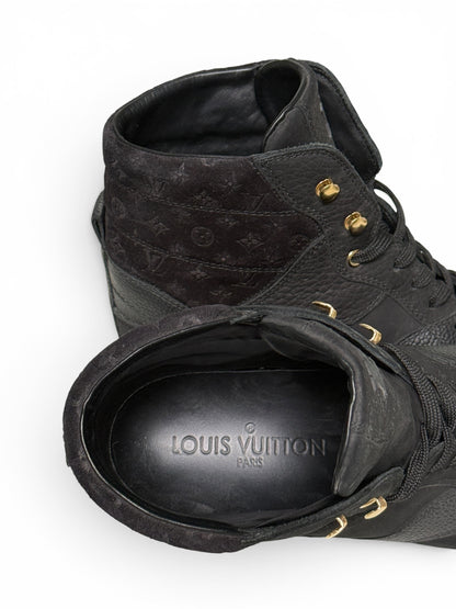 Louis Vuitton FW2014 'Cliff' Wedge Sneaker Black (37)