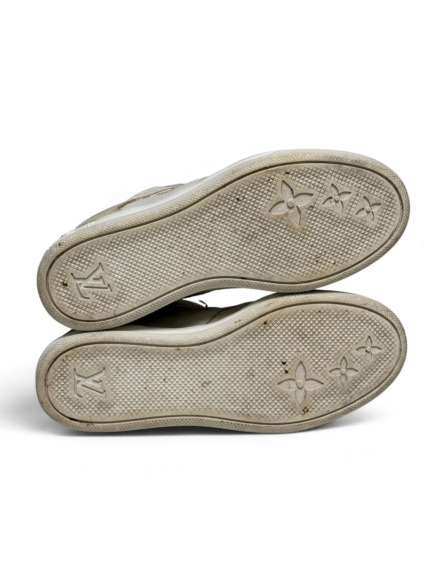 Louis Vuitton FW2014 'Cliff' Wedge Sneaker Beige (37)