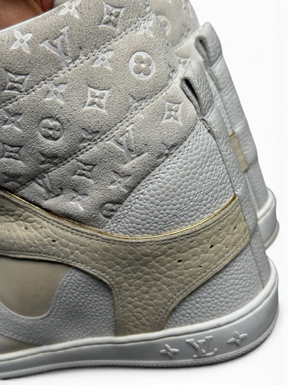 Louis Vuitton FW2014 'Cliff' Wedge Sneaker Beige (37)