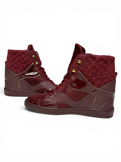 Louis Vuitton FW2014 'Cliff' Wedge Sneaker Bordeaux (39.5)