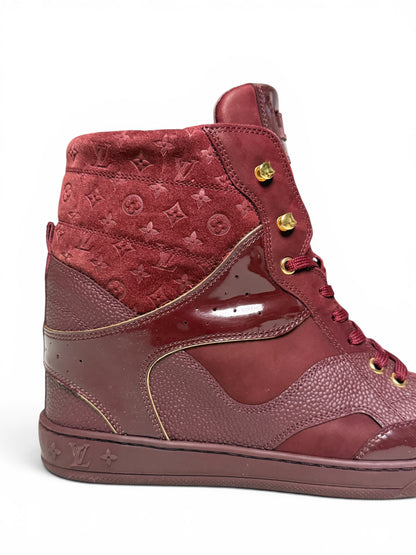 Louis Vuitton FW2014 'Cliff' Wedge Sneaker Bordeaux (39.5)