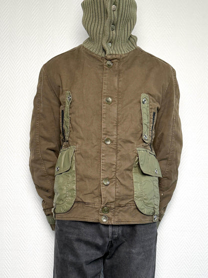 Dolce & Gabbana FW2003 Military Jacket Brown/Green (M/L)