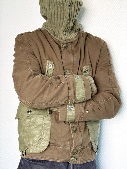 Dolce & Gabbana FW2003 Military Jacket Brown/Green (M/L)