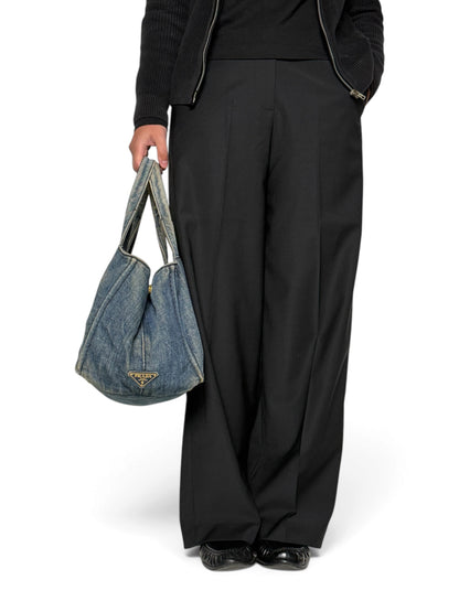 Prada Canapa Denim Tote Bag