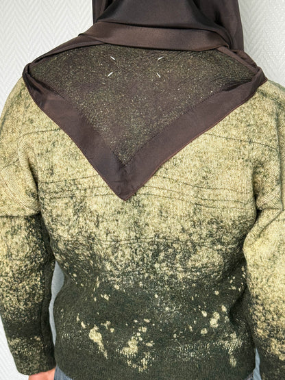 Maison Margiela Green Wool/Cotton Sweater (M)