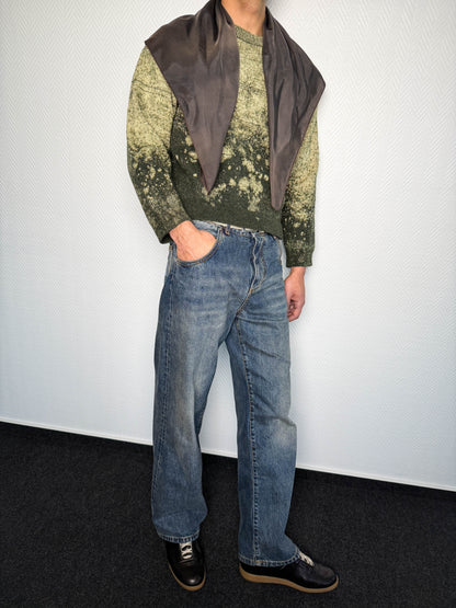 Maison Margiela Green Wool/Cotton Sweater (M)