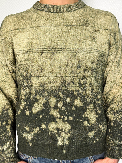 Maison Margiela Green Wool/Cotton Sweater (M)