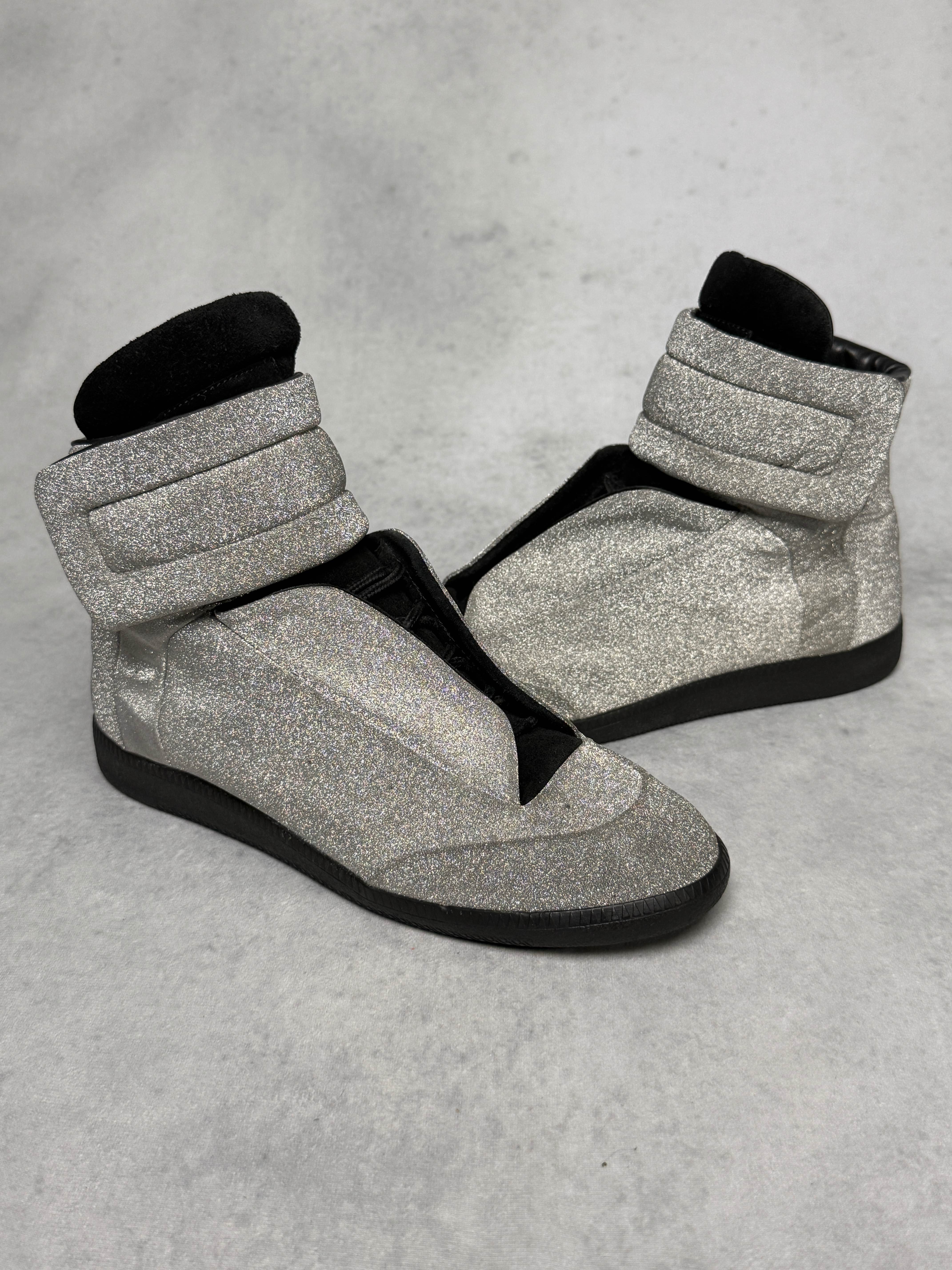 靴 Maison margiela future high glitter Future glitter high trainers Maison Martin Margiela Metallic size