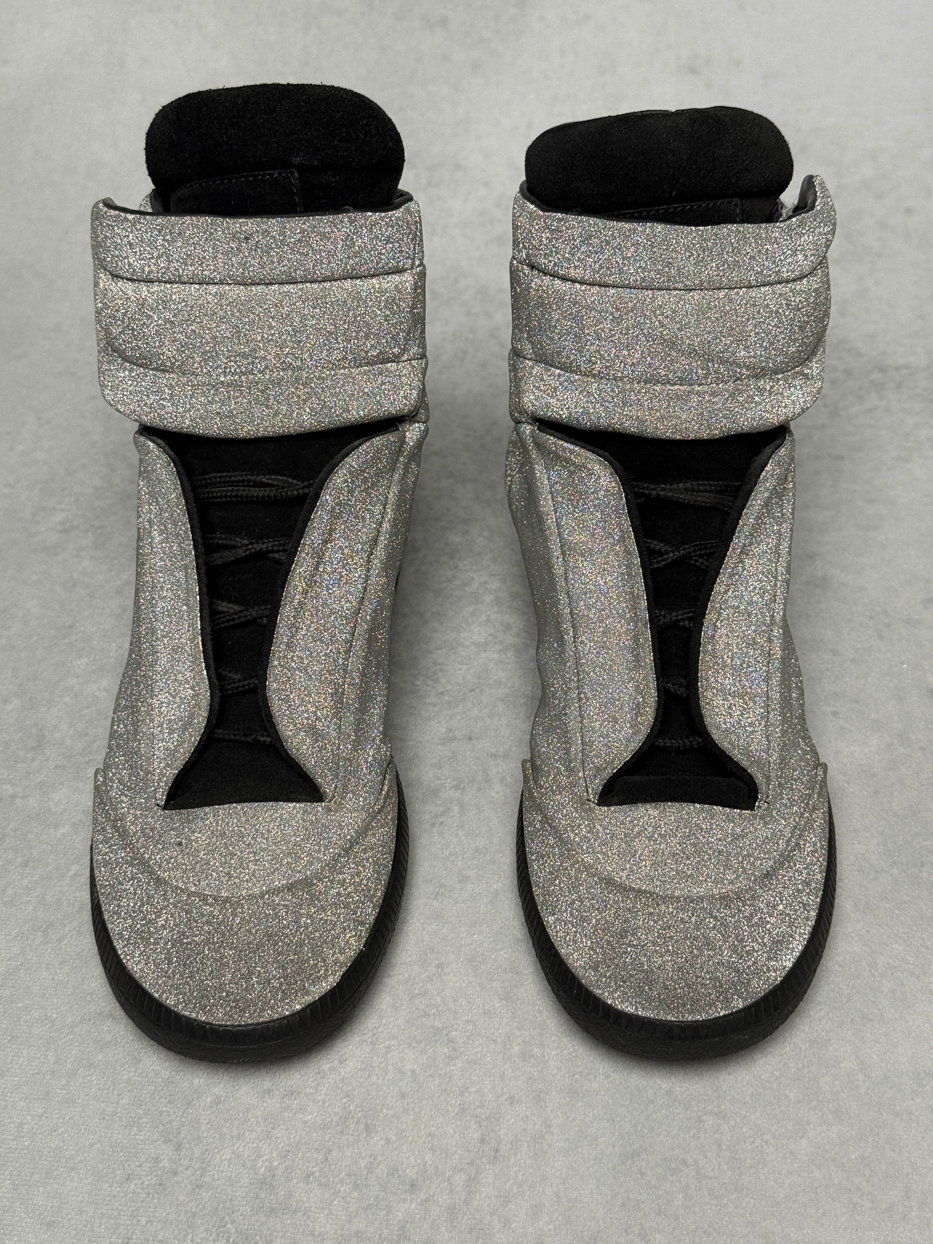 靴 Maison margiela future high glitter Future glitter high trainers Maison Martin Margiela Metallic size