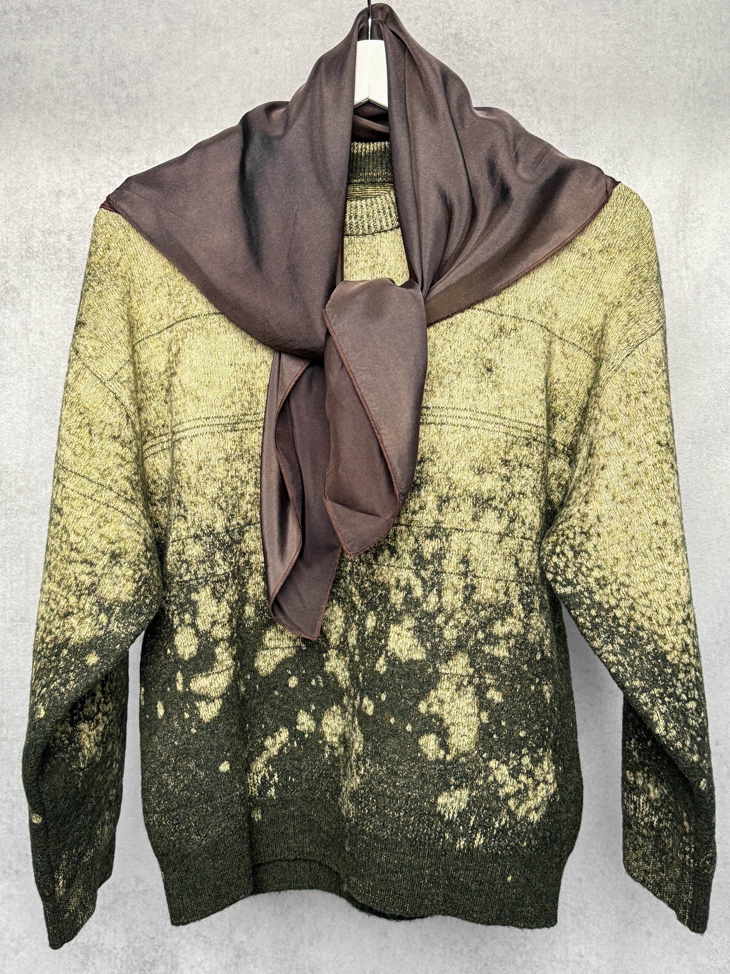 Maison Margiela Green Wool/Cotton Sweater (M)