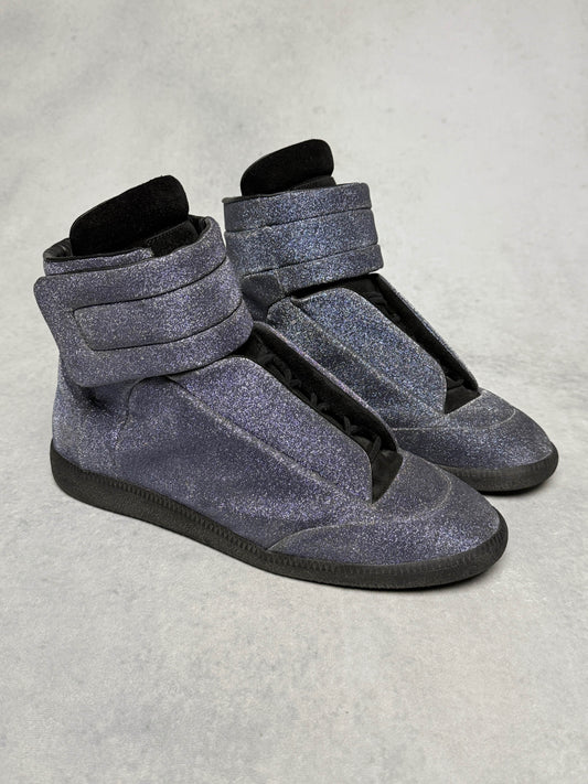 Maison Margiela Future High Glitter Dark Blue (45)