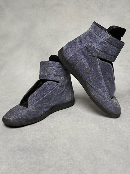 Maison Margiela Future High Glitter Dark Blue (45)