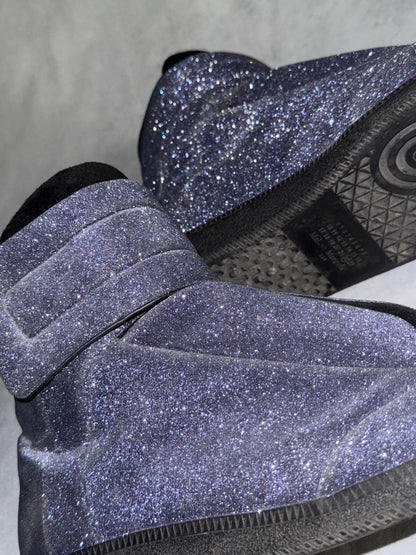 Maison Margiela Future High Glitter Dark Blue (45)