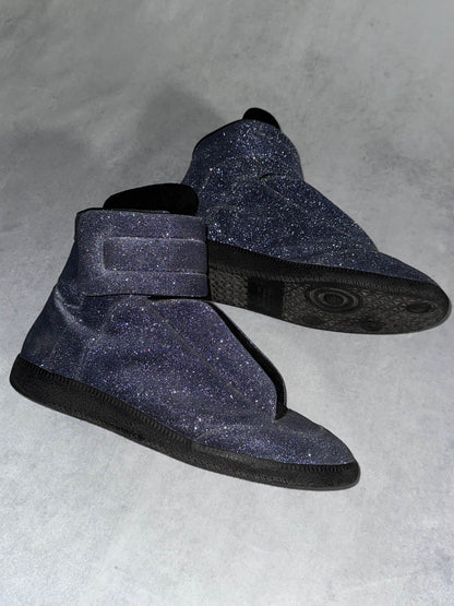 Maison Margiela Future High Glitter Dark Blue (45)