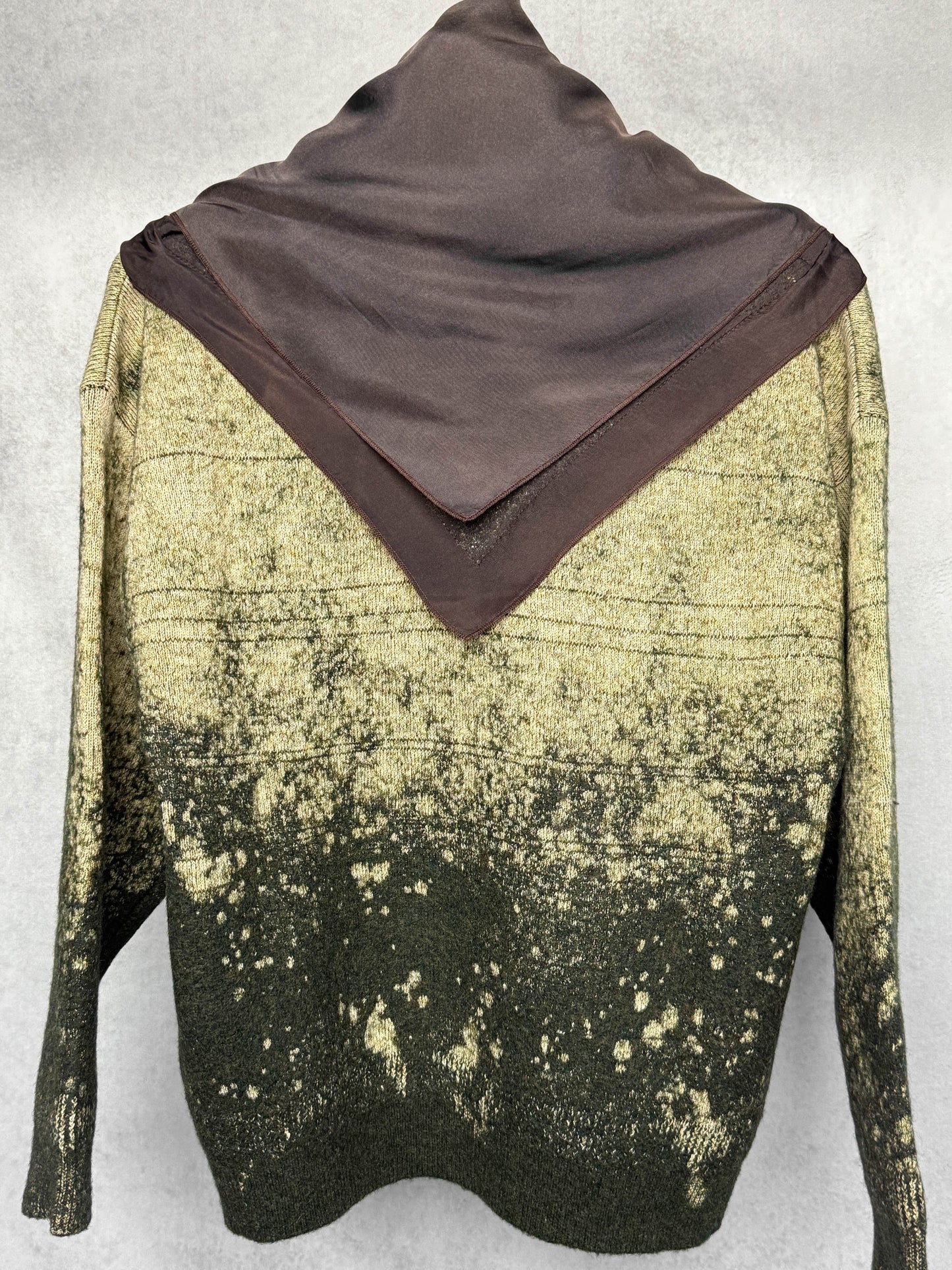 Maison Margiela Green Wool/Cotton Sweater (M)