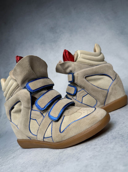 Isabel Marant Bekett Wedge Sneaker Multicolor (38)