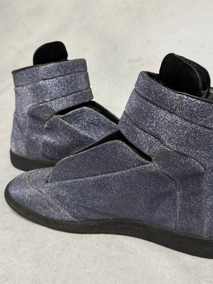 Maison Margiela Future High Glitter Dark Blue (45)