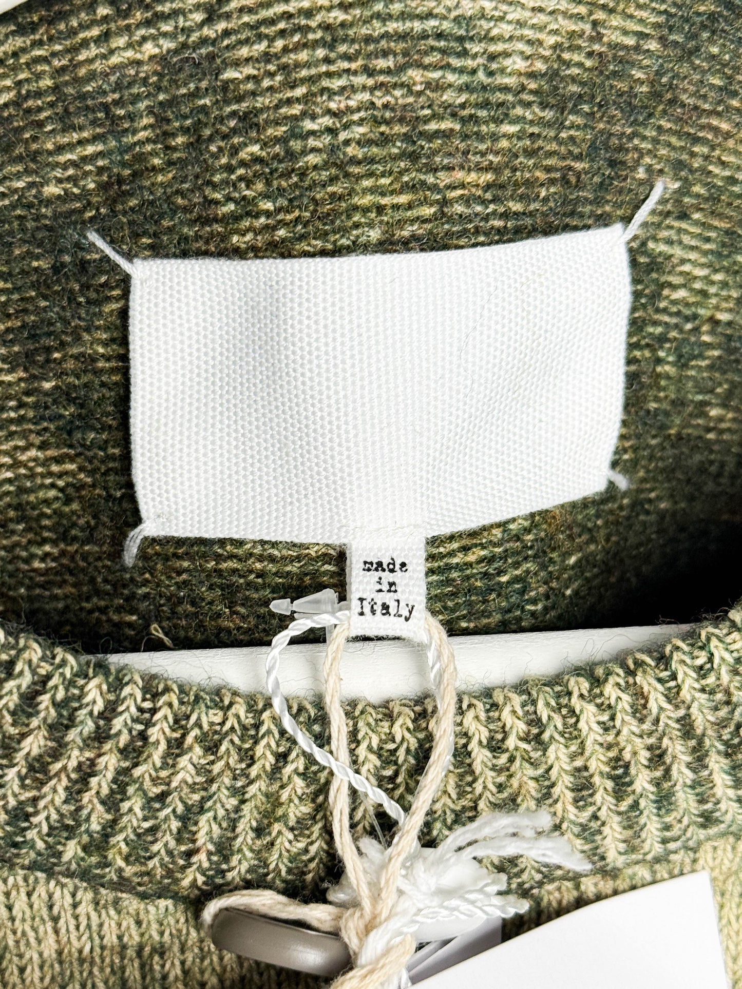 Maison Margiela Green Wool/Cotton Sweater (M)