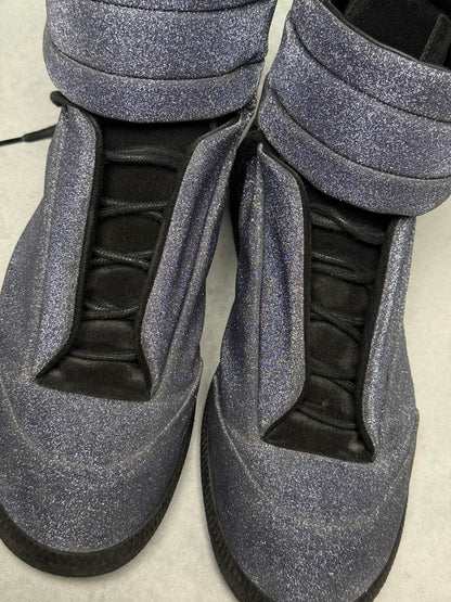 Maison Margiela Future High Glitter Dark Blue (45)