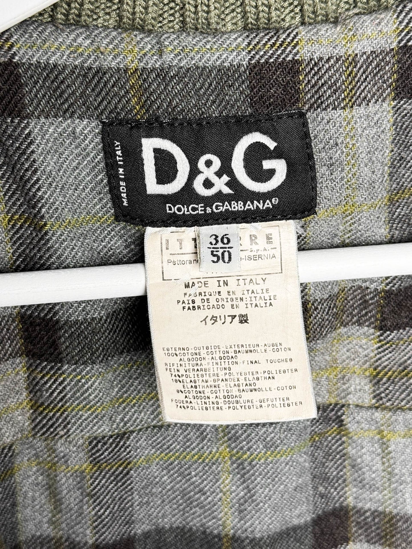Dolce & Gabbana FW2003 Military Jacket Brown/Green (M/L)