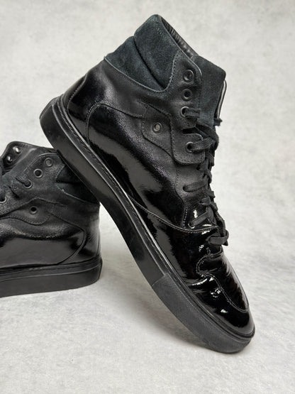Balenciaga High-Top Sneaker Gradient Black Suede (43.5)