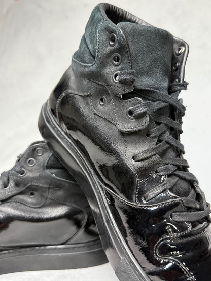 Balenciaga High-Top Sneaker Gradient Black Suede (43.5)