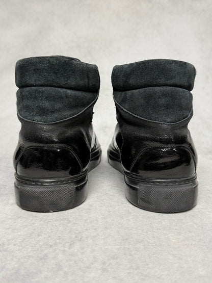 Balenciaga High-Top Sneaker Gradient Black Suede (43.5)