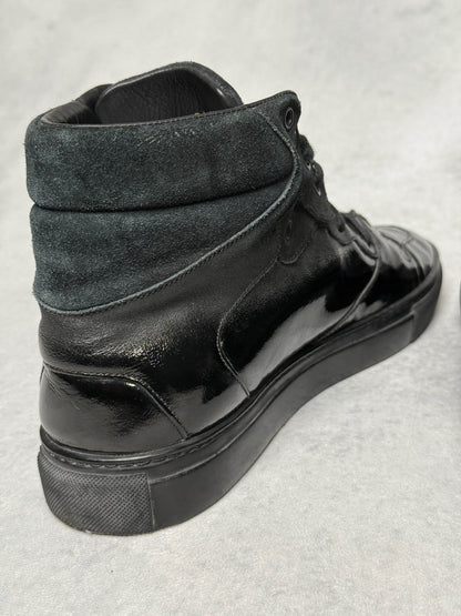 Balenciaga High-Top Sneaker Gradient Black Suede (43.5)