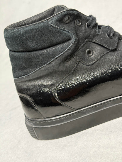 Balenciaga High-Top Sneaker Gradient Black Suede (43.5)