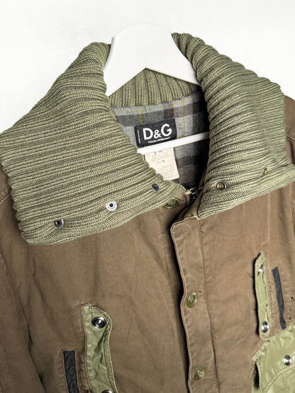 Dolce & Gabbana FW2003 Military Jacket Brown/Green (M/L)