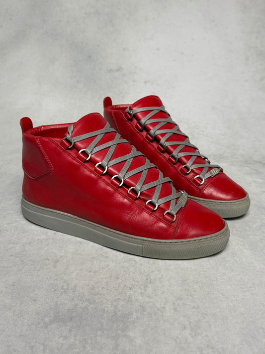 Balenciaga Arena High Red/Grey (40.5)