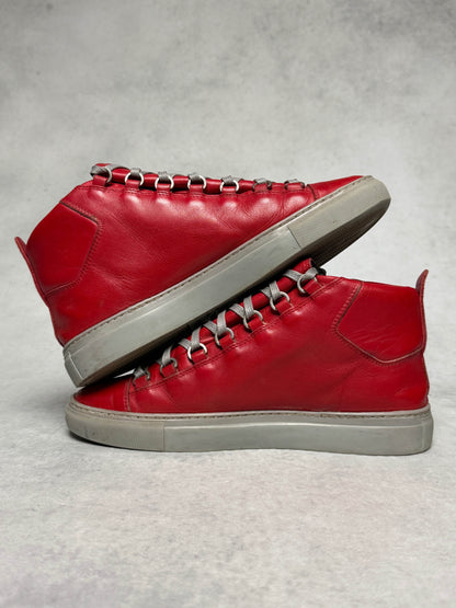 Balenciaga Arena High Red/Grey (40.5)