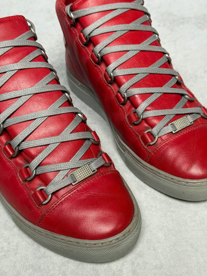 Balenciaga Arena High Red/Grey (40.5)
