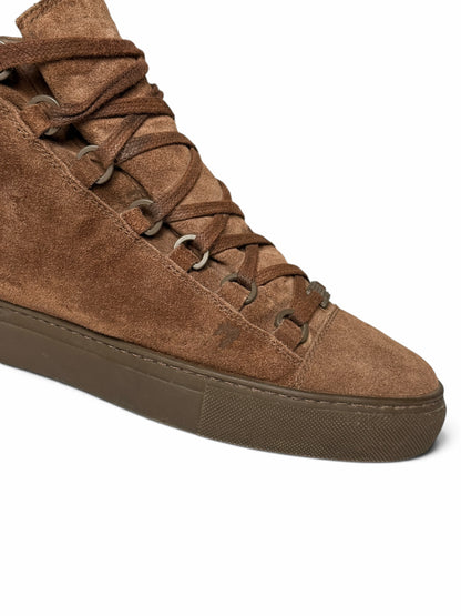 Balenciaga Arena High Suede Brown