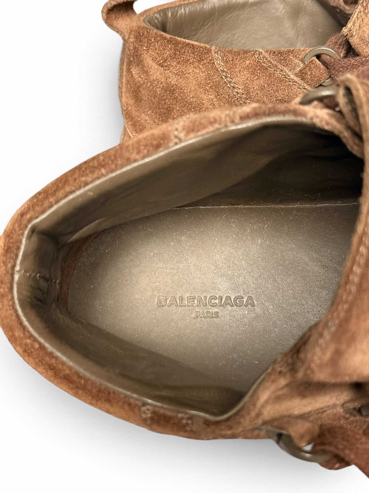 Balenciaga Arena High Suede Brown